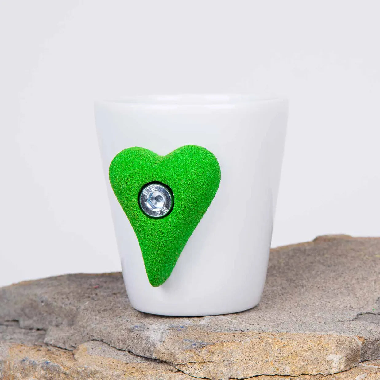 Klettertasse Kaffee Herz