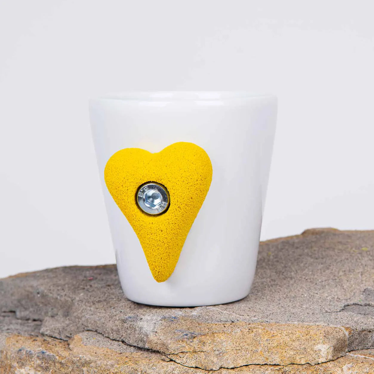 Klettertasse Kaffee Herz
