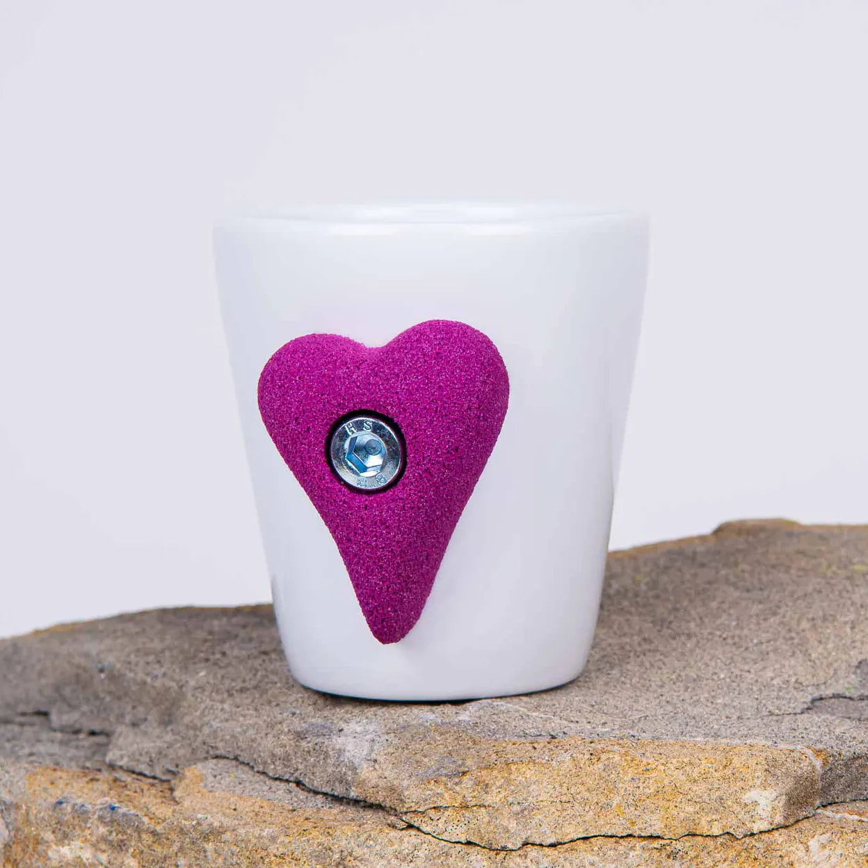 Klettertasse Kaffee Herz