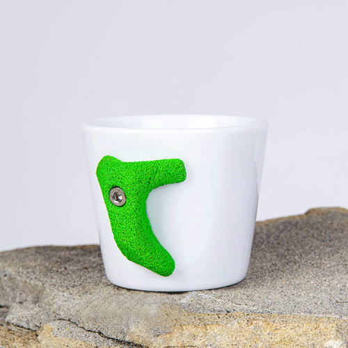 Klettertasse Espresso Greifer