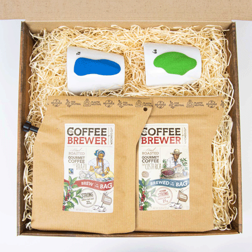 Geschenkbox: Kaffee doppel