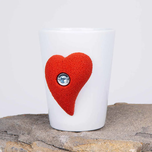 Klettertasse Tee Herz