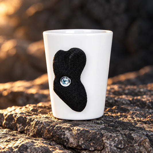 Tee Kletteertasse mit Klettergriff als Henkel