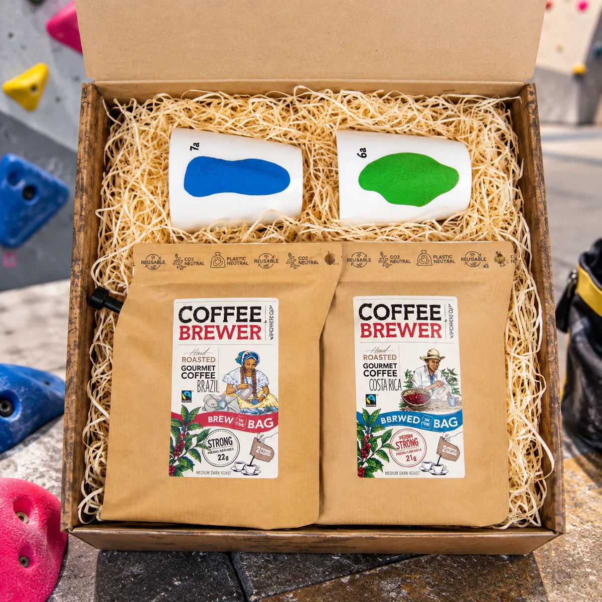Geschenkbox: Kaffee doppel