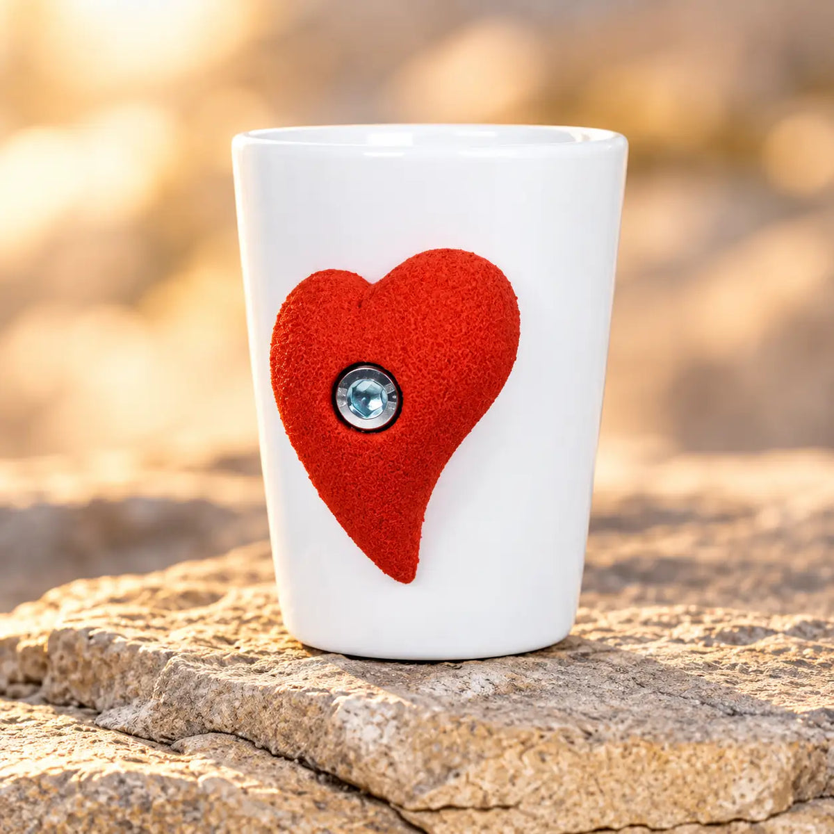 Klettertasse Tee Herz